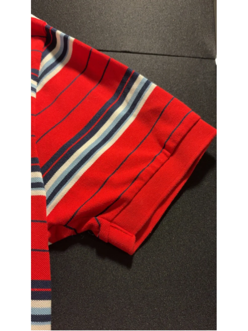 Vintage Polo Ralph Lauren Striped Pima Cotton Polo Shirt Size M
